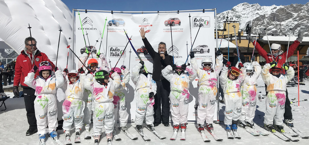 Il team Catch the Color al Citroen Winterland Tour