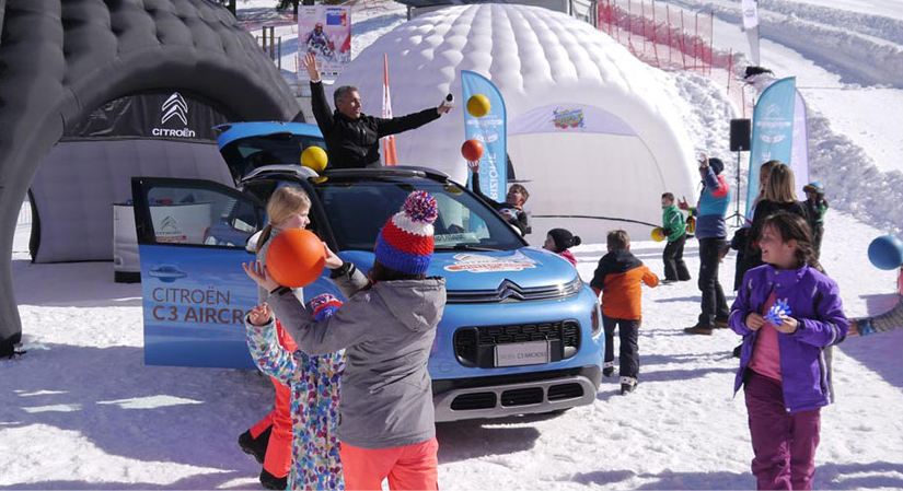 Carball al Citroen Winterland Tour