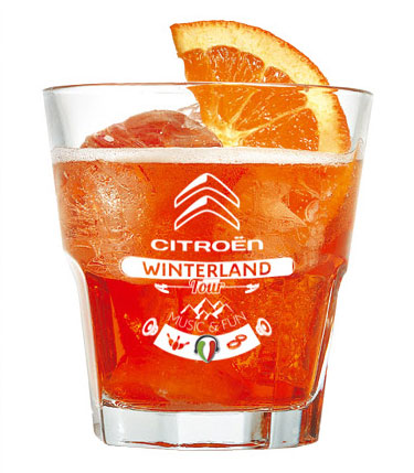 Bicchiere brand Citroen Winterland Tour