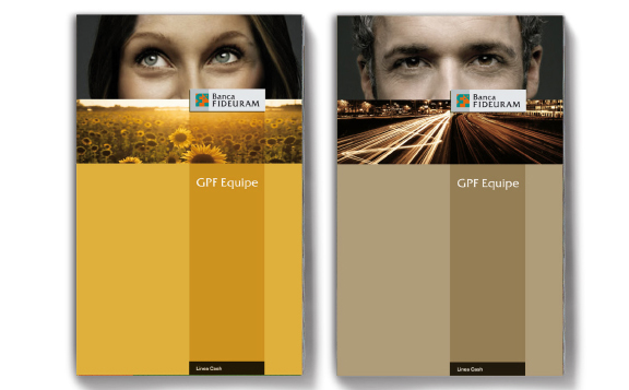 mockup brochure uomo e donna