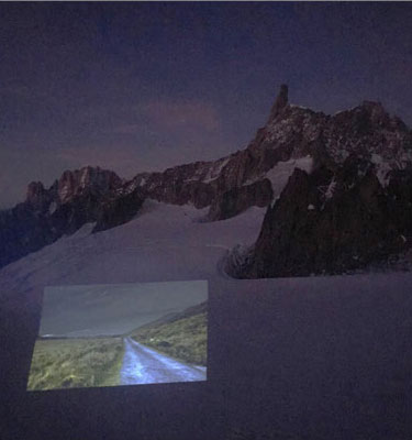 Projections on the Monte Bianco