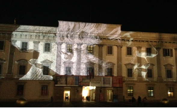 videomapping ferrero rocher live