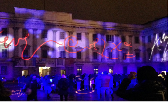 videomapping ferrero rocher live