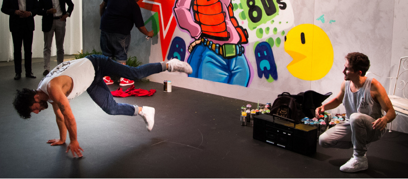 breakdance graffiti musica